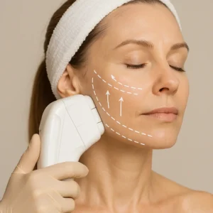 Woman having HI-FU to reduce wrinkles call LA LIPO Shepperton Now!