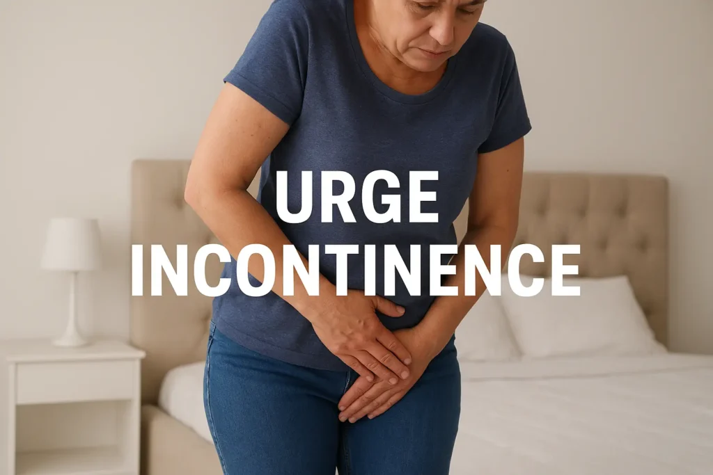 how to manage urge incontinence Shepperton symptoms
