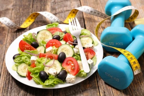 Example of good diet and exercise Shepperton