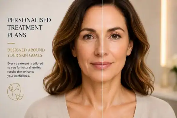 Before and after results of Collagen Lift Therapy Shepperton